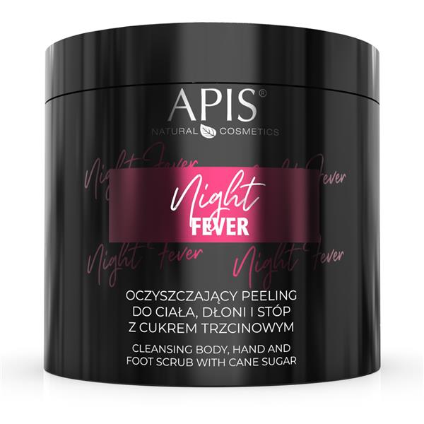 NIGHT FEVER Čistilni piling za telo, roke in noge s trsnim sladkorjem / 700 g | Zoja Beauty