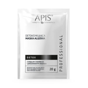DETOX - Detoxifying alginat mask with bamboo charcoal and ionized silver • professional packaging | Zoja Beauty