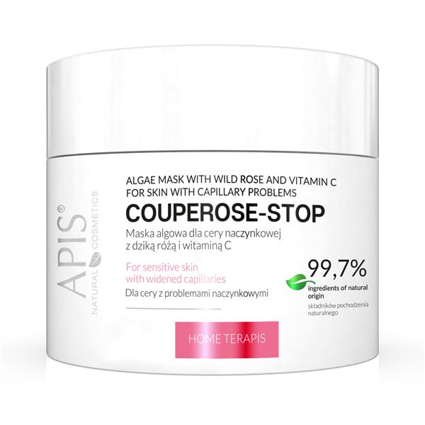 COUPEROSE-STOP Maska iz alg za ožiljeno kožo z divjo vrtnico in vitaminom C / 100 g v ponudbi Zoja Beauty Slovenija