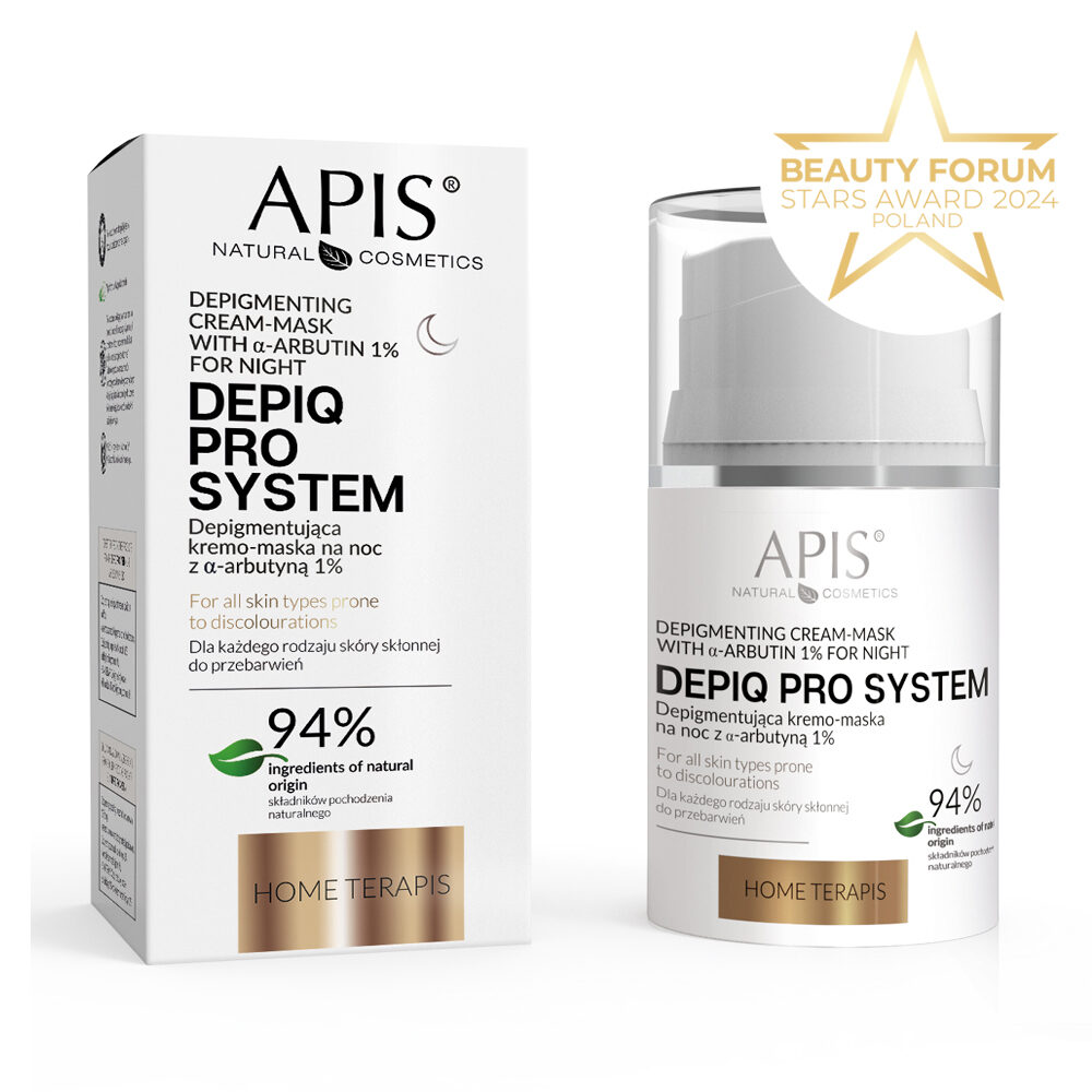 DEPIQ PRO SYSTEM - Depigmentacijska nočna krema-maska Home terApis • z α-arbutinom 1 % | Zoja Beauty