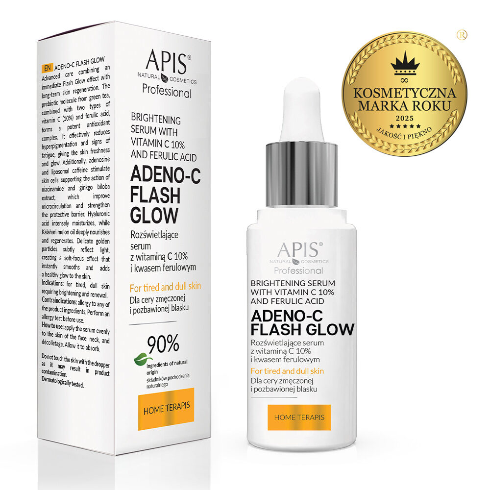 ADENO-C FLASH GLOW - Brightening Serum with Vitamin C and Ferulic Acid | Zoja Beauty