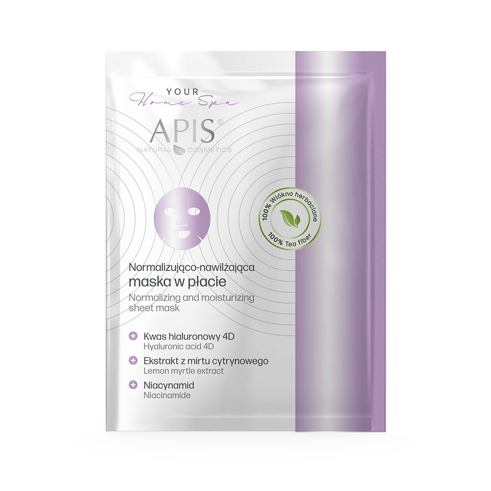 SHEET MASK Normalizirajoča in vlažilna sheet maska / 20 g v ponudbi Zoja Beauty Slovenija