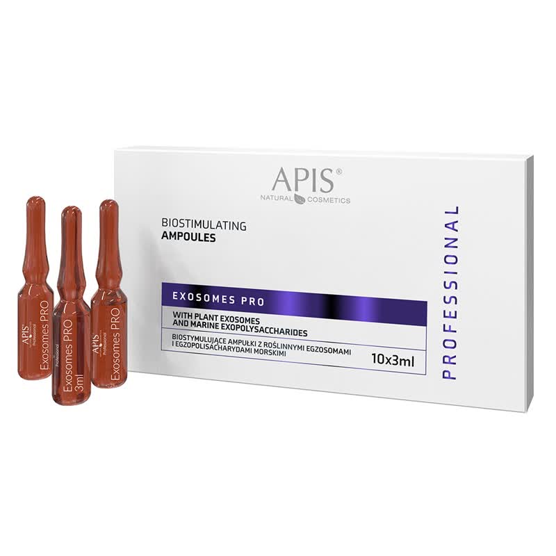 EXOSOMES PRO Biostimulacijske ampule z rastlinskimi eksosomi / 10 kos x 3 ml v ponudbi Zoja Beauty Slovenija