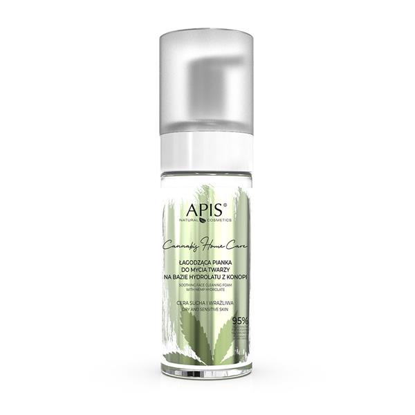 CANNABIS HOME CARE Pomirjujoča čistilna pena za obraz na osnovi hidrolata konoplje / 150 ml v ponudbi Zoja Beauty