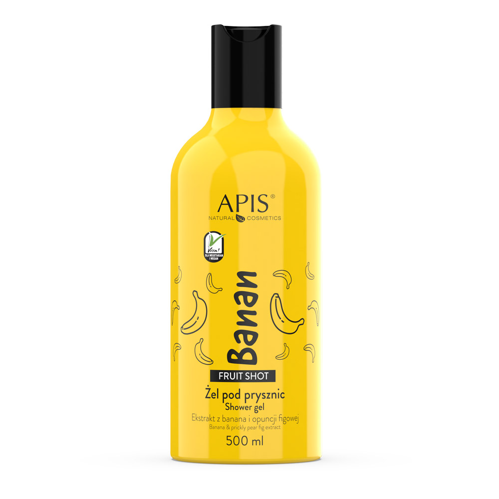 FRUIT SHOT Banana gel za tuširanje / 500 ml v ponudbi Zoja Beauty Slovenija
