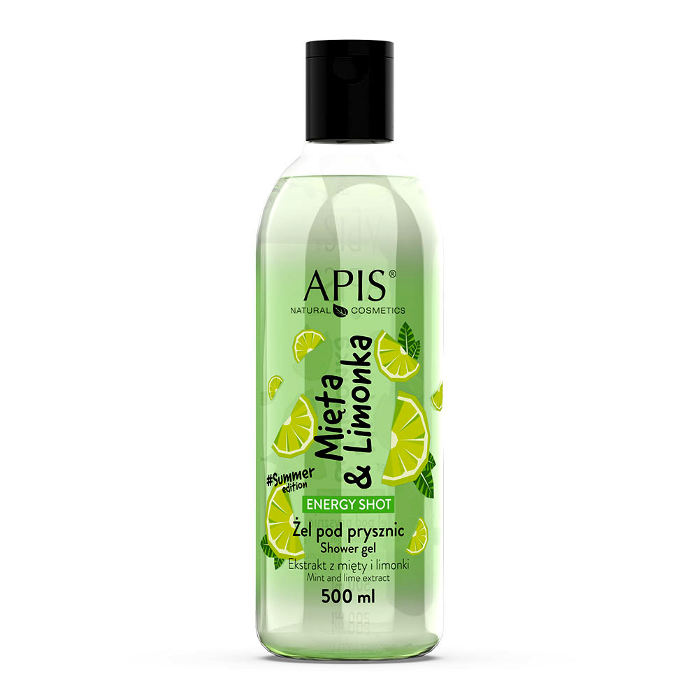 GELI ZA PRHANJE / Energy Shot Mint & Lime Shower Gel / 500 ml v ponudbi Zoja Beauty Slovenija