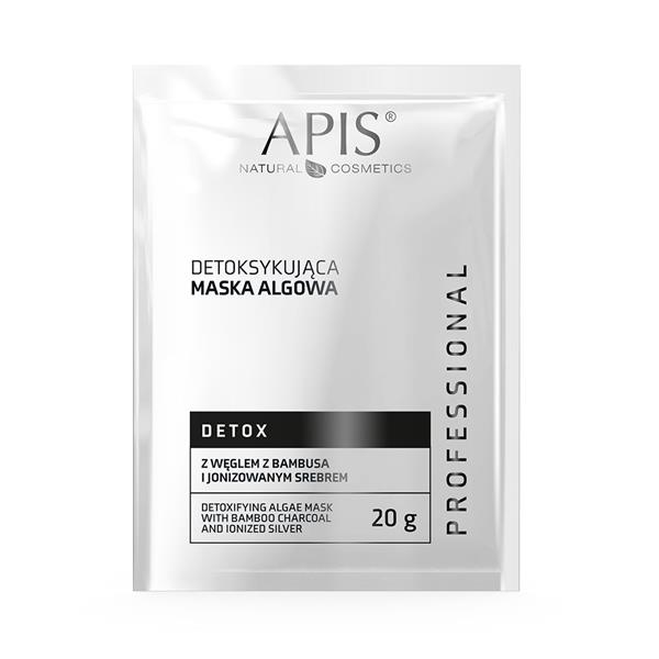 DETOX Razstrupljevalna maska iz alg z bambusovim ogljem in ioniziranim srebrom / 20 g v ponudbi Zoja Beauty Slovenija