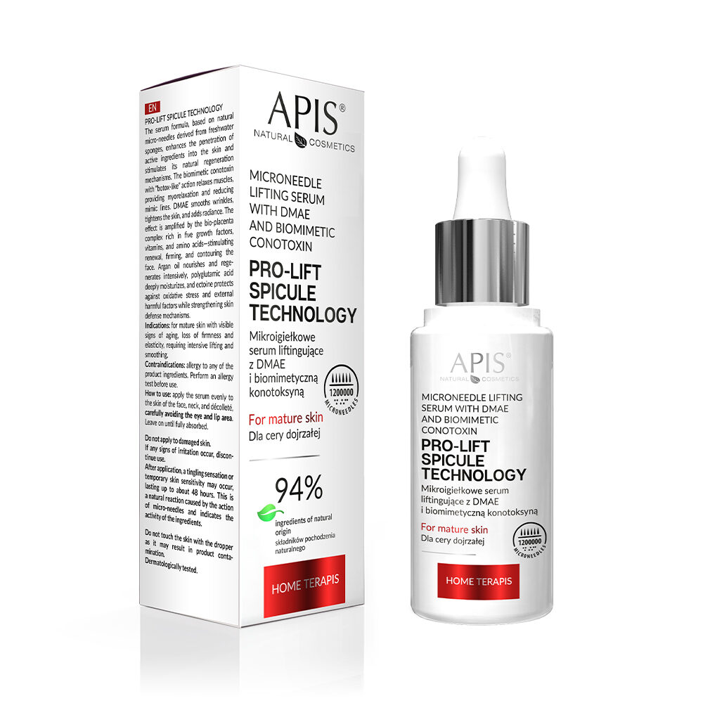 APIS PRO-LIFT SPICULE TECHNOLOGY mikrospikulni lifting serum z DMAE / 30 ml | Zoja Beauty