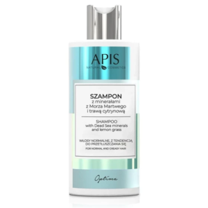 APIS Optima Shampoo with Dead Sea Minerals and Lemongrass / 300 ml | Zoja Beauty
