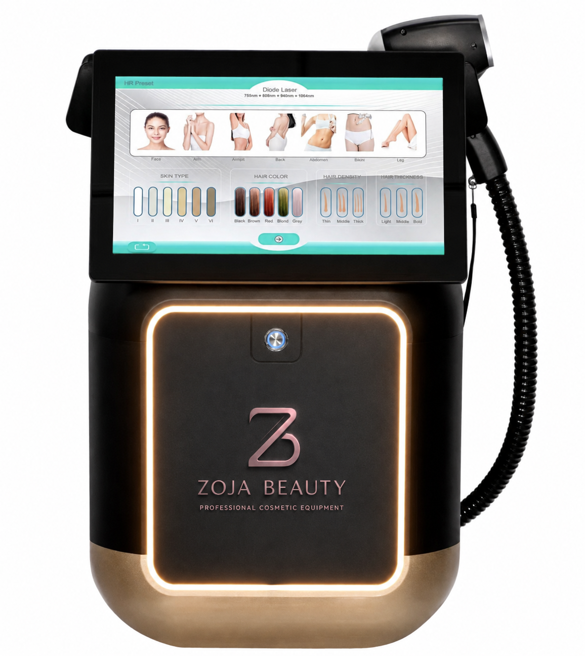 Zoja Beauty ICE 4D PRO profesionalni 4-valovni diodni laser