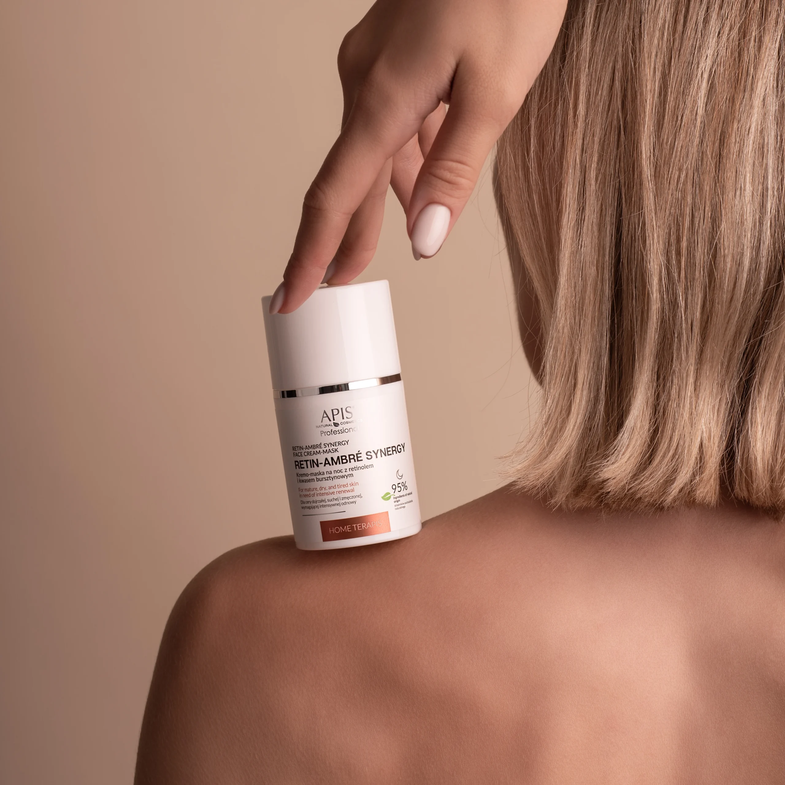 APIS RETIN-AMBRE SYNERGY Home terApis - Kremo-maska na noc z retinolem i kwasem bursztynowym /50 ml