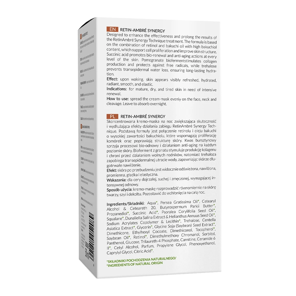 APIS RETIN-AMBRE SYNERGY Home terApis - Kremo-maska na noc z retinolem i kwasem bursztynowym /50 ml