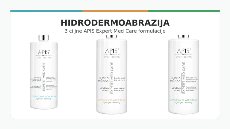 Hidrodermoabrazija z APIS Expert Med Care profesionalnimi pripravki pri Zoja Beauty