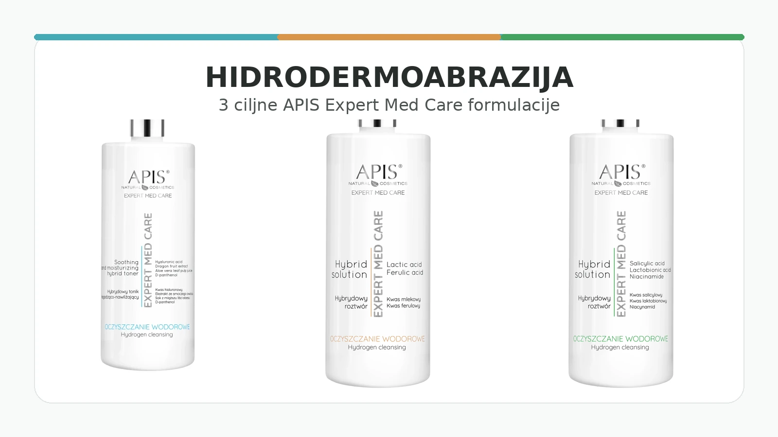 Hidrodermoabrazija z APIS Expert Med Care profesionalnimi pripravki pri Zoja Beauty