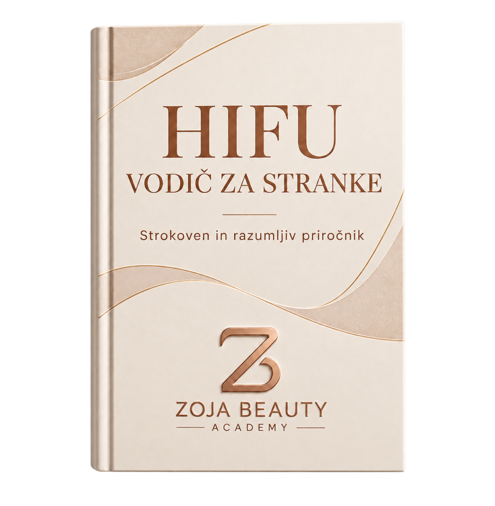 HIFU vodnik za stranke – brezplačni e-priročnik Zoja Beauty Academy