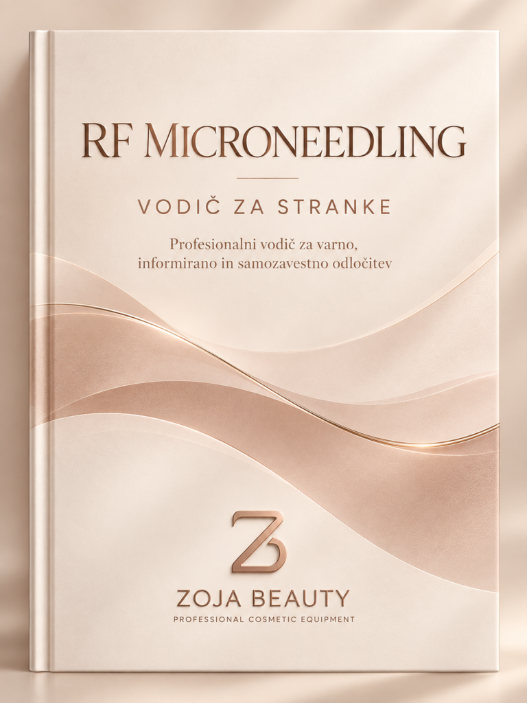RF Microneedling vodič za stranke – brezplačni e-priročnik Zoja Beauty