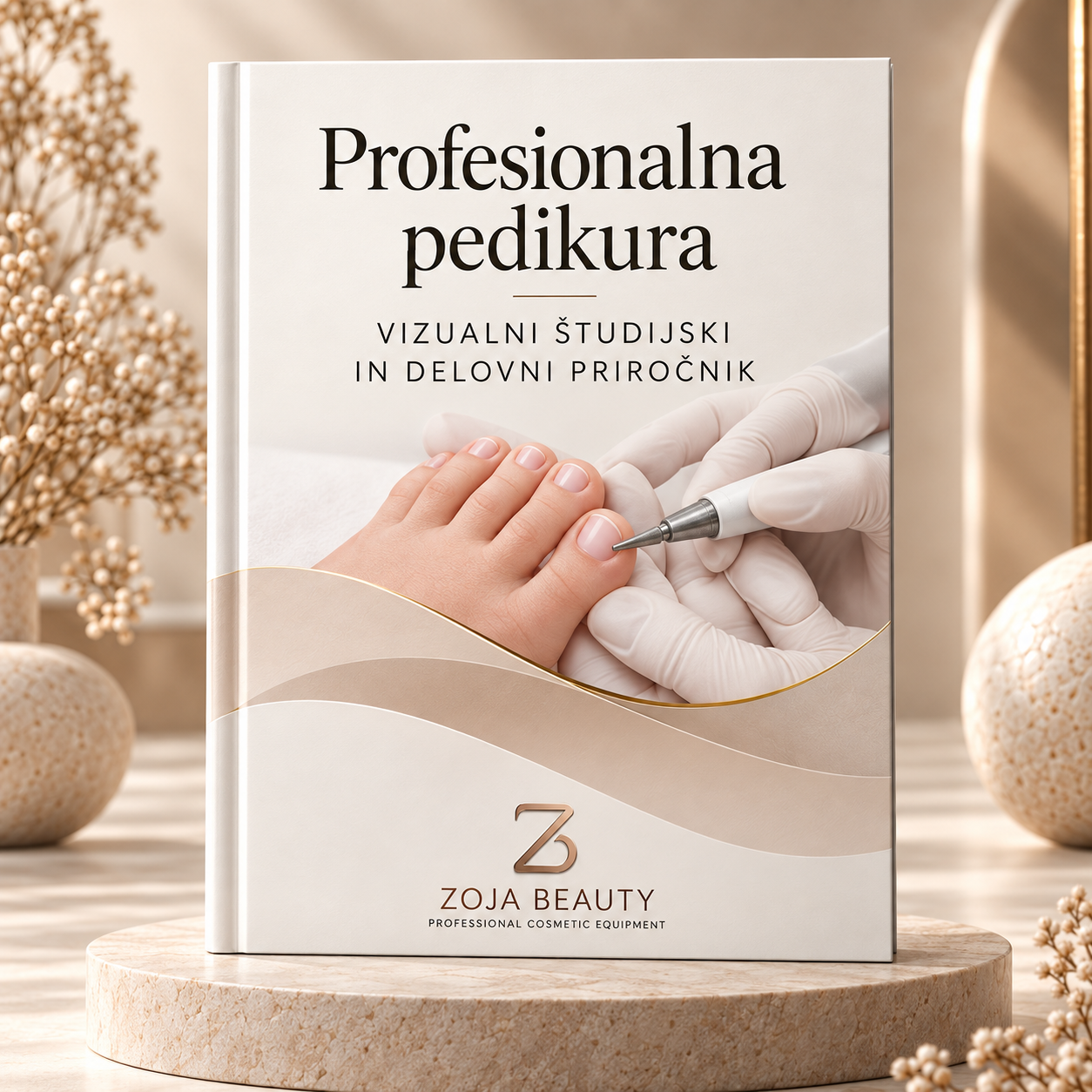 Profesionalna pedikura – vizualni študijski in delovni priročnik | Zoja Beauty Academy